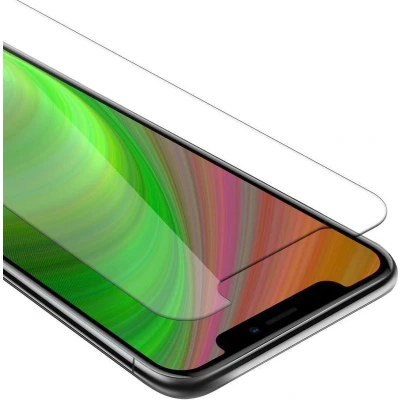 Afbeelding van Cadorabo Screenprotector geschikt voor Apple iPhone X / XS Pantser film Beschermende in KRISTALHELDER Geharde (Tempered) display beschermglas 9H hardheid met 3D Touch