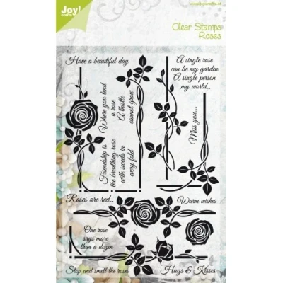 Afbeelding van Clear stamps Roses have a beautiful day