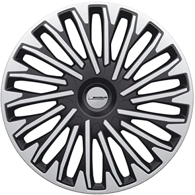Image de 4 enjoliveurs michelin nvs 2022b noir aspect poli 16 pouces