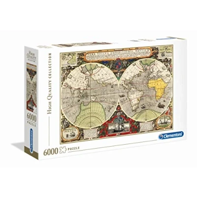 Afbeelding van Clementoni Legpuzzel High Quality puzzel Collectie Antique Nautical Map 6000 stukjes, volwassenen