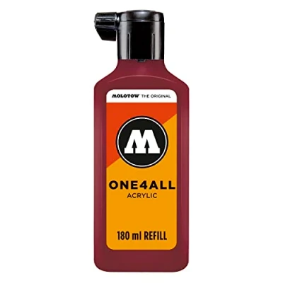 Afbeelding van Molotow ONE4ALL™ 180ml Bordeaux Rode navul Inkt op acrylbasis