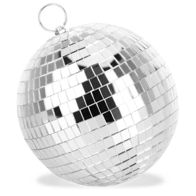 Afbeelding van COM FOUR® discobol spiegelbol om op te hangen voor feestjes partybal oudejaarsavond, verjaardagen, themafeesten Ø 15 cm (Ø 15cm)