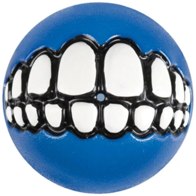 Afbeelding van Rogz Grinz Treat Ball Medium Hondenspeelgoed Blauw M