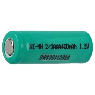 Afbeelding van vhbw Batterij 2/3AAA Ni MH 400 mAh (1,2 V) compatibel met modelbouw, zonnelampen, telefoon enz.