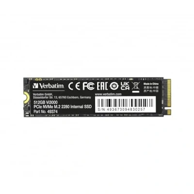 Image de Verbatim Vi3000 SSD High Endurance 512 Go interne M.2 2280 PCIe 3.0 x4 (NVMe)