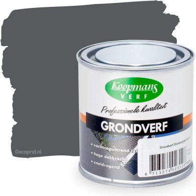 Afbeelding van Koopmans Grondverf 2,5 ltr grijs Huis &amp; Interieur