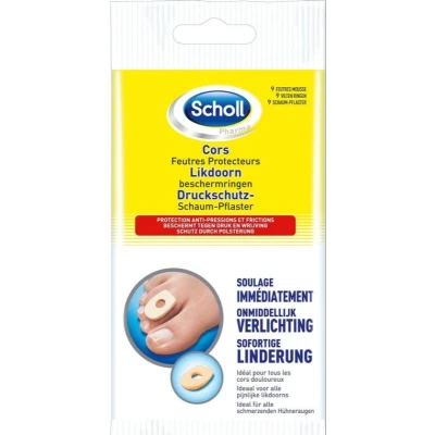 Afbeelding van Scholl Likdoorn Beschermringen 9ST