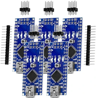 Afbeelding van AZDelivery 5 x AZ Nano V3 Board met FT232RL chip en ATmega328 100%