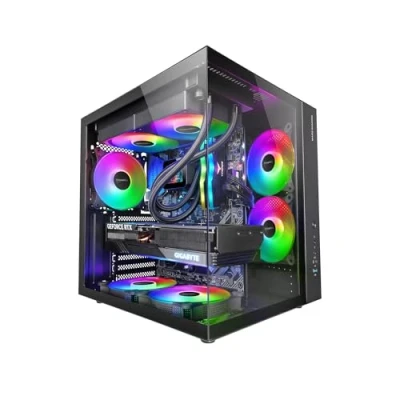 Afbeelding van ATX Semi toren doos Mars Gaming MCVONE Zwart