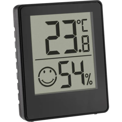 Afbeelding van TFA Dostmann Digitales Thermo hygrometer en Zwart