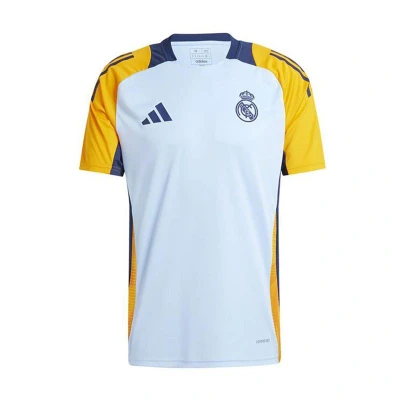 Afbeelding van adidas Performance REAL Madrid Training Sport Tshirt Glow blue/crew orange/team navy blue, Heren, Maat: Medium, blue