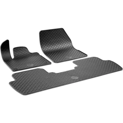 Afbeelding van WALSER RubberLine 50855 Vloermatset Rubber voor en achter zwart PEUGEOT: 5008 II