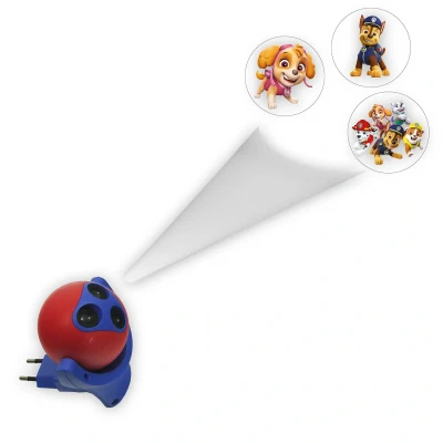 Afbeelding van LED nachtlamp Paw Patrol 3 voudig voor stopcontact