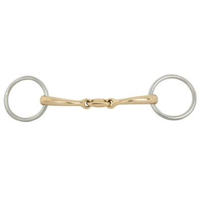 Image de BR Mors de Filet Soft Contact Double Brisure 10mm 14cm