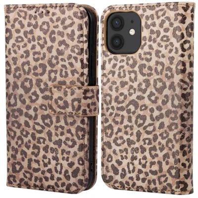 Afbeelding van imoshion Hoesje Geschikt voor iPhone 11 Design Bookcase smartphone Leopard Mood