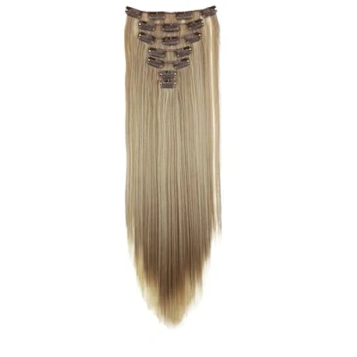 Afbeelding van PRETTYSHOPCE4 Haarverlengingen, maat XL, 60 cm, 7 delig, haarverlenging, glad, blonde mix