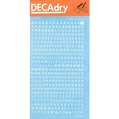 Afbeelding van APLI DDB1F Witte hoofdletters 4 mm 470 karakters