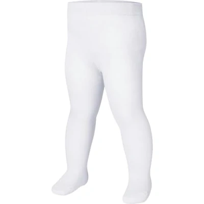 Image de Playshoes Collants unisexes pour enfant, Blanc., 122 128