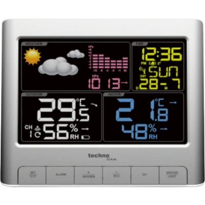 Afbeelding van WS 6449 Modern weerstation met kleurendisplay