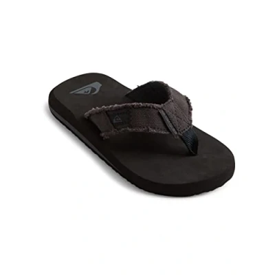 Image de Quiksilver Monkey Abyss, Chaussures de Plage &amp; Piscine Garçon, Noir Black Brown, 30 EU