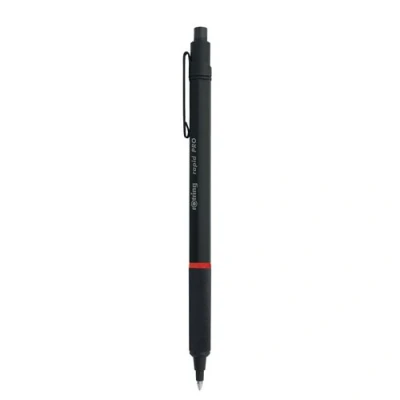 Image de Rougering rapid pro kugelschreiber mat noir avec mine m blau rotring 1904292