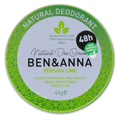 Afbeelding van Ben &amp; Anna Deodorant Blik Cream Persian Lime 45 gr