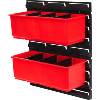 Afbeelding van Qbrick Systeemcontainerset Nr. 5 Werkplaatswand 39 x 35 cm met 2 containers voor ONE 200 Basic / Profi Technik en Organiser XL