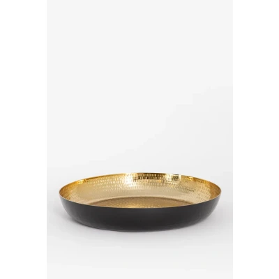 Afbeelding van Gouden aluminium schaal large