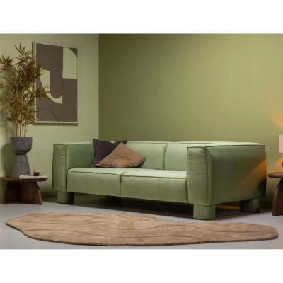 Afbeelding van Alya vloerkleed organisch polyester pale brown