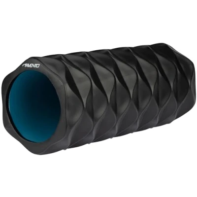 Afbeelding van Avento Massage Roller Foam Wave Zwart/Blauw