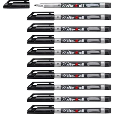 Afbeelding van STABILO Write 4 All Permanent Marker Medium 1,0 mm Doos 10 Stuks