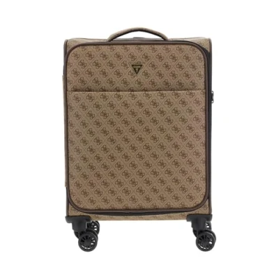 Afbeelding van Guess Vezzola Cabin Unisex Trolley, Maat: One Size, Beige/brown