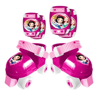 Afbeelding van Disney Rolschaatsen Met Bescherming Princess Roze Maat 23 27