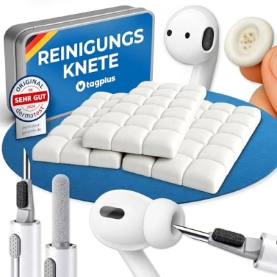 Afbeelding van tagplus® Reinigingspasta voor mobiele telefoon en hoofdtelefoon met professionele oplaadaansluiting, reinigingsgereedschap telefoon, reinigingsset airpods, gadgets mannen,