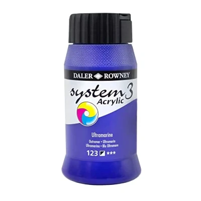 Afbeelding van Acrylverf ultramarineblauw 500ml Daler Rowney