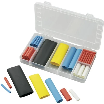Afbeelding van TRU COMPONENTS 1565053 Krimpkous assortiment Krimpverhouding:3:1 52 onderdelen