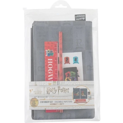Afbeelding van Cinereplicas Harry Potter 7 Piece Set Hogwarts Fantasy Schrijfwarenset Multicolours