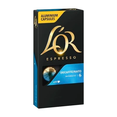 Image de 10 Capsules L&#039;or Espresso Decaffeinato