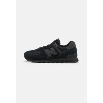 Afbeelding van New Balance 574 Unisex Sneakers laag, Maat: 40.5, Black Leer en textiel