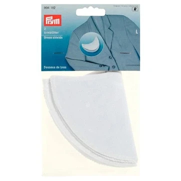 Afbeelding van Sous Bras Lange Mouwen Wit L (2 Stuks) 100% Katoen Schoudervulling