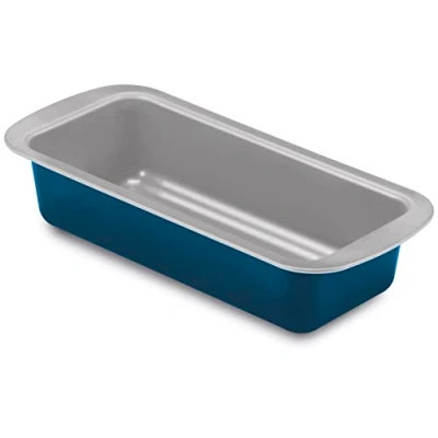 Afbeelding van Guardini Xbake Cakeblik Broodbakblik Taartvorm Cakevorm Bakvorm 25x11 cm Staal Blauw &amp; Zilver