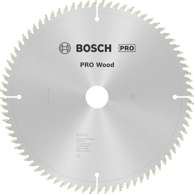 Image de BOSCH 2608640437 Lame de scie circulaire Optiline Wood, 254 x 30 2.5 mm, 80T