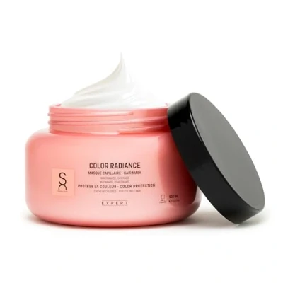 Afbeelding van Sacha Care Expert Color Radiance Haarmasker met granaatappel en niacinamide voor gekleurd haar, behoudt glans gezondheid, 500 ml