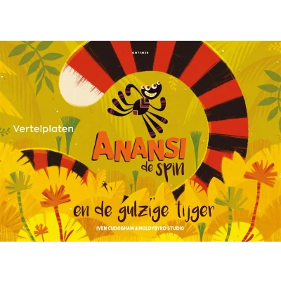 Afbeelding van Uitgeverij gottmer vertelplaten anansi de spin en gulzige tijger
