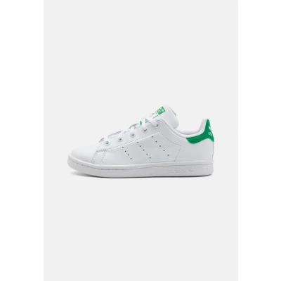 Afbeelding van adidas Originals STAN Smith Unisex Sneakers laag voor kinderen, Maat: 28, Footwear white/green Leer/ synthetisch