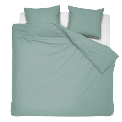 Afbeelding van Cinderella Weekend Dekbedovertrek Tweepersoons Katoen 200x200/220 cm Mineraalgroen