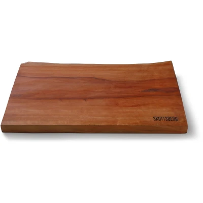 Afbeelding van Skottsberg Wood Works Serveerplank Ingefreesde handgrepen 45 x 35 3 cm Hout Borrelplank