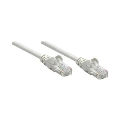 Image de Intellinet Network Patch Cable, Cat6, 1.5m, Grey, Copper, S/FTP, LSOH / LSZH, PVC, RJ45, Gold Plated Contacts, Snagless, Booted, Lifetime Warranty, Polybag Cordon de raccordement RJ 45 (M) pour 1.5 m SFTP CAT 6 démarré, sans croche