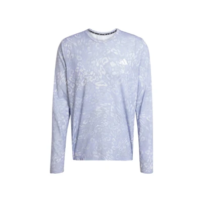 Afbeelding van adidas Performance OWN THE RUN Climacool 3STRIPES Longsleeve, Heren, Maat: Small, Dash grey violet tone