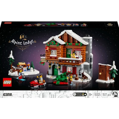Afbeelding van LEGO 10325 Icons Skihut Modelhuis Bouw en Decoratie Set